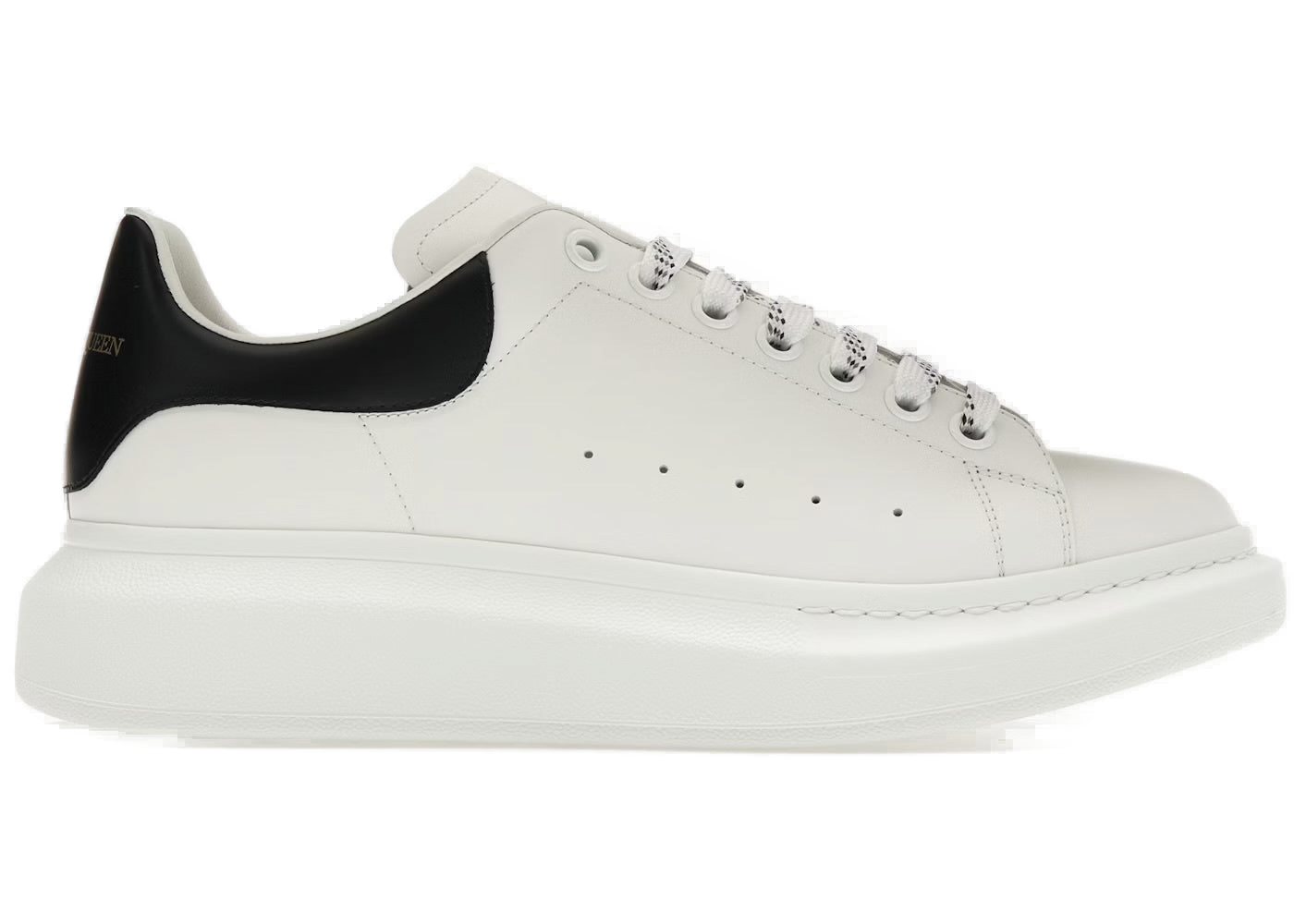 Alexander McQueen Blanco con talón negro Alexander McQueen Blanco con talón negro