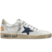 Golden Goose Ball Star Blanco Estrella Navy