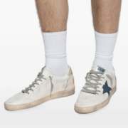 Golden Goose Ball Star Blanco Estrella Navy