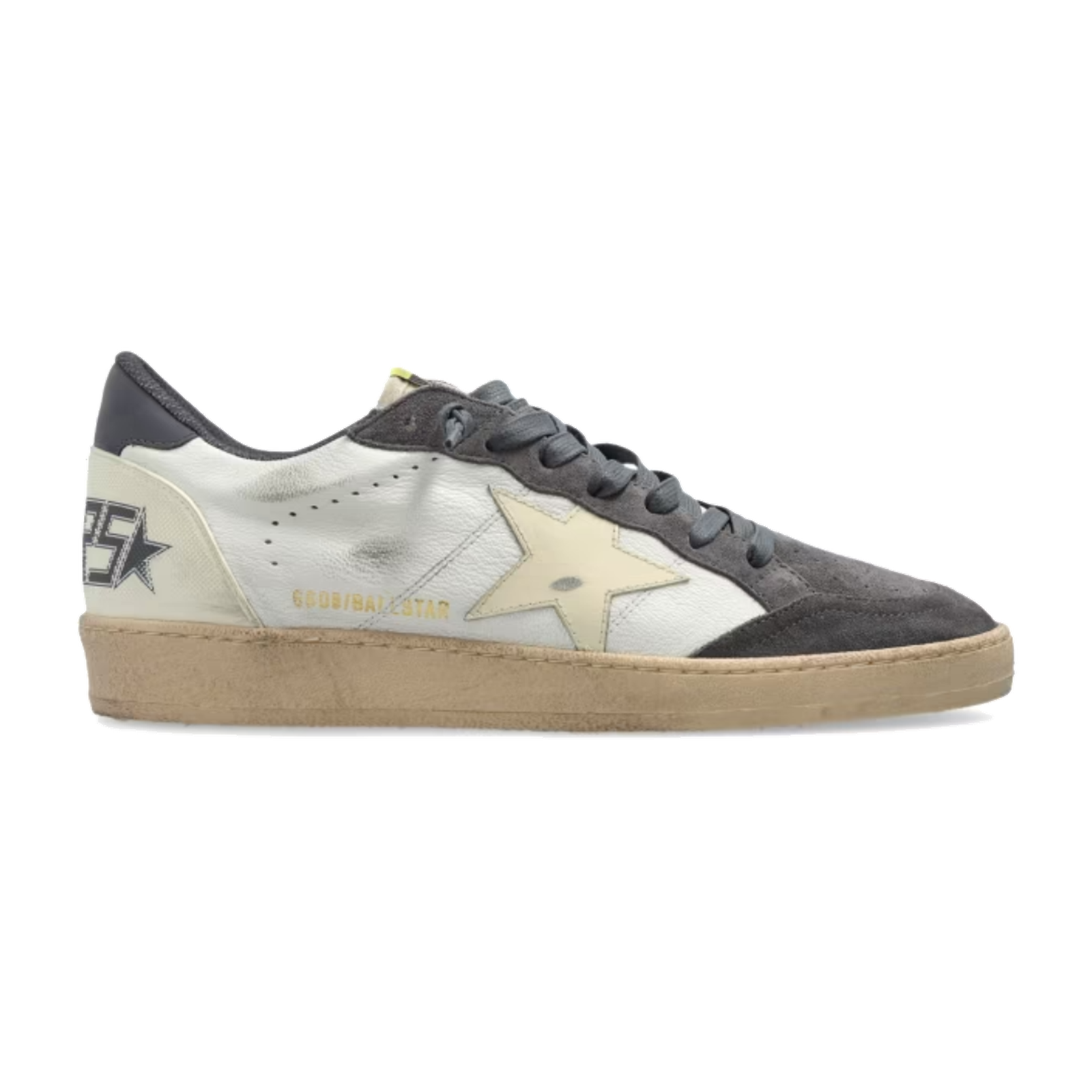 Golden Goose Ball Star Gris Estrella Crema image 1 Golden Goose Ball Star Gris Estrella Crema