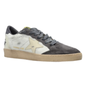 Golden Goose Ball Star Gris Estrella Crema