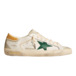 Golden Goose Super-Star Blanco Estrella Verde