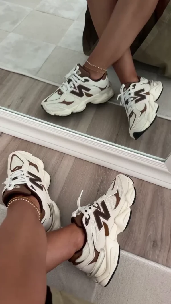 New Balance 9060 Breakfast Tea Angora video