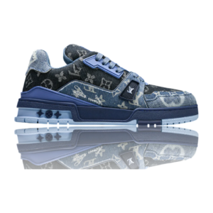 LV Trainer Low Monogram Denim Blue