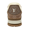 LV Trainer Low Monogram Denim Brown White