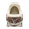 LV Trainer Low Monogram Denim Brown White