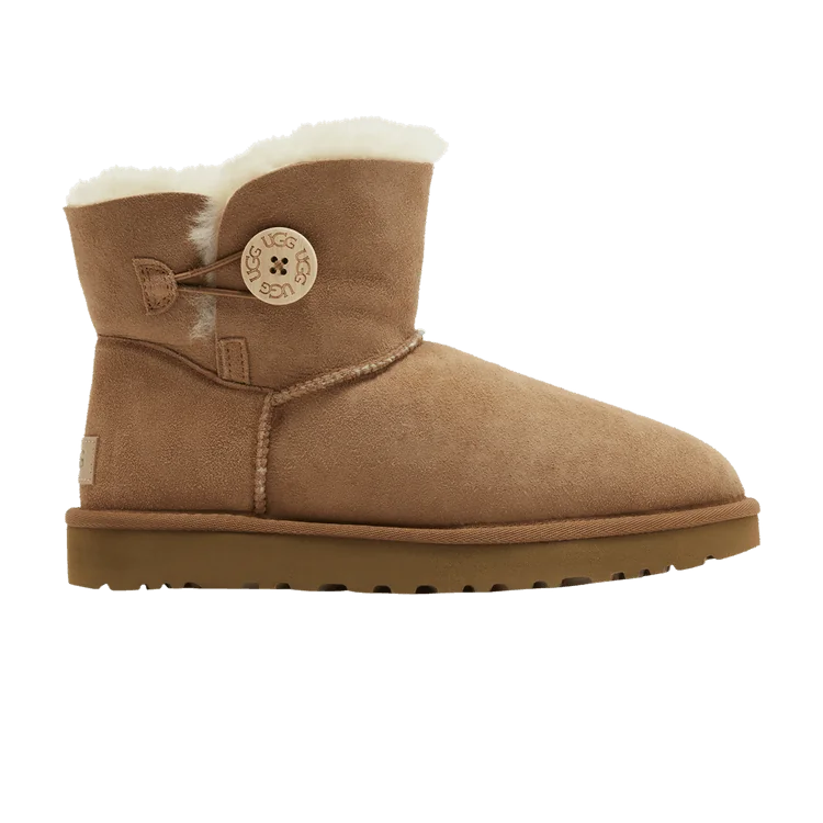 UGG Mini Bailey Button II Chestnut